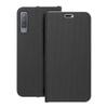 Etui z klapką na Samsung A7 2018 Luna Book Carbon czarne