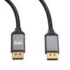 Kabel Display Port do Display Port 1.4 Blue Star 4K 144Hz - High Speed, HDR, Ethernet, G-SYNC/FreeSync, 32Gbps, 2 m czarny