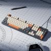 Klawiatura przewodowa QWERTY Hoco GM61 trzykolorowa (biały, szary, pomarańczowy)