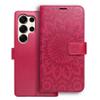 Etui z klapką na Samsung S25 ULTRA Mezzo Book mandala magenta