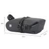 SAHOO torba rowerowa pod siodełko z zamkiem wodoodporna 1,6L 131363-SA czarna