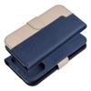 Etui z klapką na iPhone 17 Split Book granatowo-kremowe
