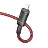 Kabel USB C do Lightning Hoco PD 2,4A 20W 1 m X94 czerwony