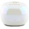 GUESS słuchawki bezprzewodowe bluetooth TWS GUTWSJ144ESH (Mini Iridescent 4G Printed Logo) białe