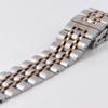 Pasek do zegarka 22 mm Titmo Strap S4 stalowa bransoleta srebrno-różowy