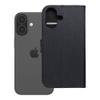 Etui z klapką na iPhone 17 / 18 4Card RFID antykradzieżowe tech fabric czarne