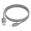 Kabel USB A do Micro USB Hoco 2,4A 1 m X113 szary