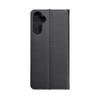 Etui z klapką na Samsung A14 4G / A14 5G Luna Book Carbon czarne