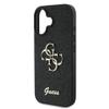 GUESS futerał do IPHONE 16 Plus GUHCP16MHG4SGK (Fixed Glitter Big 4G) czarny
