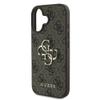 GUESS futerał do IPHONE 16 GUHCP16S4GMGBR (4G PU Big Logo) brązowy