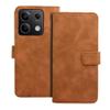Etui z klapką na Xiaomi Redmi NOTE 13 5G Tender Book brązowe