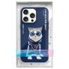 NIMMY futerał GLASSES COOL CAT do IPHONE 15 Pro Max niebieski