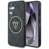 GUESS futerał do SAMSUNG S25 GUHMS25SHG4PRTGK (Magnetic IML Metal Glitter 4G Circle Triangle) czarny