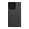 Etui z klapką na iPhone 14 PRO Luna Book Carbon czarne