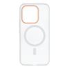 Etui na Honor 600 LITE Go Orange zgodne z MagSafe transparentne