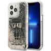 KARL LAGERFELD futerał do IPHONE 13 Pro KLHCP13LLGGKBK (Liquid Glitter Gatsby Ikonik) czarny