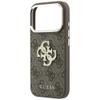 GUESS futerał do IPHONE 18 Pro Max/17 Pro Max (Big Strass Logo 4G) brązowy