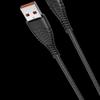 Kabel USB A do Typ C VEGER 2,4A V104 1,2 m czarny