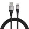 Kabel USB A do USB C Blue Star 3A 20W PD QC4.0 z oplotem 1,2 m TFK-DC-003 czarny