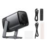 Projektor Full HD Hoco z systemem Android Wi-Fi Bluetooth 1080P DT7 metaliczny szary