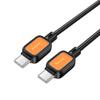 Kabel USB C do USB C Hoco 3A 60W 1 m X108 czarny