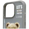 NIMMY futerał COOL&CUTE 2.0 Bear do IPHONE 16 Pro szary