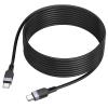 Kabel USB C do USB C Hoco 3A 60W Silikonowy 2 m X109 czarny