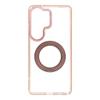 Etui na Samsung S26 Ultra Frame Circle Stand zgodne z MagSafe złote