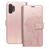 Etui z klapką na Samsung A32 5G Mezzo Book drzewo złoto-różowe
