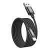 Kabel USB A do Lightning Hoco 2,4A 2 m X89 czarny