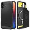 SPIGEN futerał RUGGED ARMOR MAG kompatybilny z MagSafe do IPHONE 16 matte black