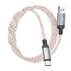 Kabel USB A do USB C Hoco 3A 1 m U112 szary