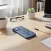 Etui na iPhone 18 Pro / 17 Pro Flexline Mag Cover zgodne z MagSafe granatowe