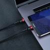 Kabel USB C do USB C Baseus 3A 1 m  CATKLF-G91 czerwono-czarny