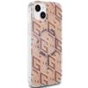 GUESS futerał do IPHONE 15 kompatybilny z MagSafe GUHMP15SHGCUSTGW (IML GCUBE) brązowy