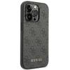 GUESS futerał do IPHONE 14 Pro Max GUHCP14XG4GFGR (4G Gold Logo) szary