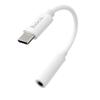 Adapter AUX USB C do Jack 3,5 mm Hoco LS30 biały