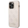 GUESS futerał do IPHONE 14 Pro GUHCP14LG4GFPI (4G Gold Logo) różowy