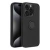 Futerał do iPhone 15 PRO Silicone Ring czarny