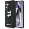 KARL LAGERFELD futerał do SAMSUNG S25 KLHCS25SPGKLCHPK (PU Monogram Choupette Head Pin) czarny