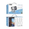 Projektor Full HD Hoco z systemem Android Wi-Fi Bluetooth 1080P DT7 metaliczny szary