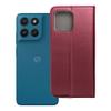 Etui z klapką na Motorola G57 POWER Smart Magneto burgundowe