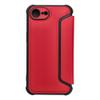 Etui z klapką na iPhone 16e (SE 4 2025) Razor Book czerwone