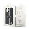 GUESS futerał do IPHONE 15 kompatybilny z MagSafe GUHMP15SP4RPSK (4G Printed Stripes) czarny