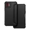 Etui z klapką na iPhone 12 Razor Book czarne