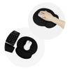 Podkładka pod mysz i nadgarstek ergonomiczna 250 x 230 x 25 mm czarna