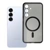 Futerał do Samsung S25 Clear Mag Cover (STR) zgodny z MagSafe czarny glitter