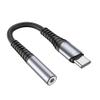 Adapter AUX Jack 3,5 mm do USB C Hoco LS33 szary