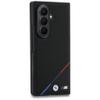 BMW futerał do SAMSUNG GALAXY Z FOLD 8 ULTRA kompatybilny z MagSafe (Leather Perforated Tricolor Stripe Metal Logos) czarny