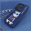 NIMMY futerał GLASSES COOL CAT do IPHONE 15 Pro niebieski
